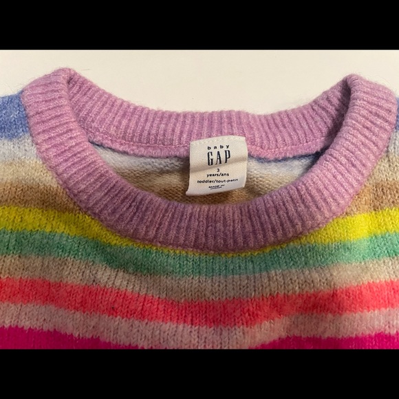 Baby Gap Multi-Striped Crewneck Sweater - Picture 5 of 5
